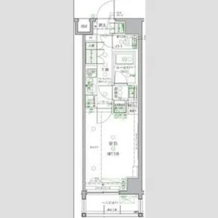 クレヴィスタ板橋西台II【5階】の間取り