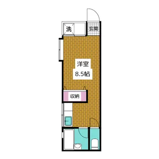 東京都品川区小山6【アパート】の間取り