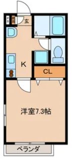 フォンティーヌ【2階】の間取り