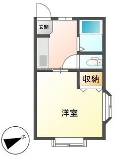 メゾンド・セラビ【2階】の間取り