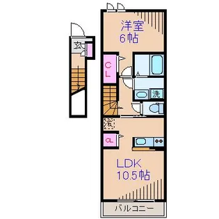 アルテアロサータ【2階】の間取り