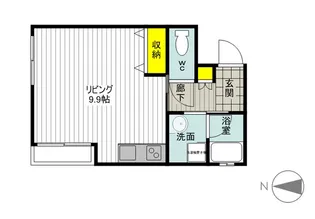 ヴィラカミーリアII【2階】の間取り