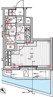 東京都港区赤坂9【マンション】の間取り