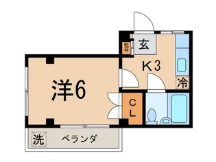 コ-ポ羽賀【2階】の間取り