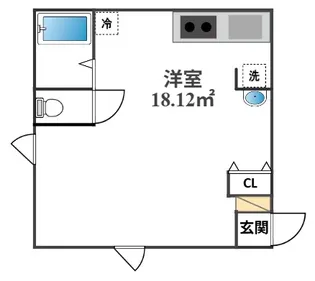 東京都世田谷区上野毛2【マンション】の間取り