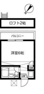 住吉ハイツ【2階】の間取り