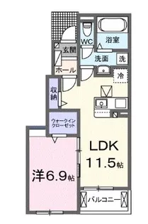 グランベリー【1階】の間取り