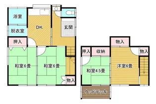 新潟県新潟市中央区姥ケ山5【一戸建】の間取り