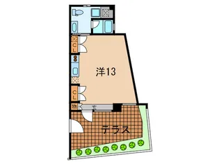 ヴィレッタ苦楽園【1階】の間取り