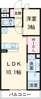 クレイドル【1階】の間取り