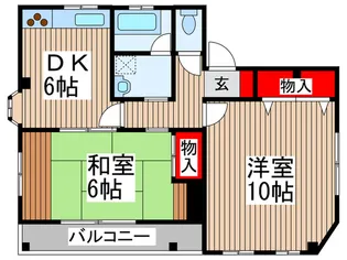 フォレストハイツ【2階】の間取り