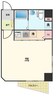 レアシス西日暮里【5階】の間取り