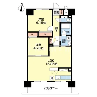 熊本県熊本市中央区大江3【マンション】の間取り