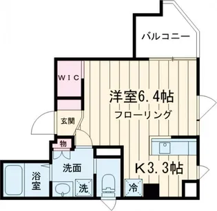 リヴェールタワー綾瀬【6階】の間取り