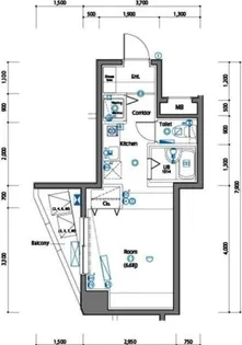 メイクスデザイン秋葉原【9階】の間取り