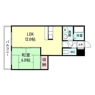 サンライトイン砺波【3階】の間取り