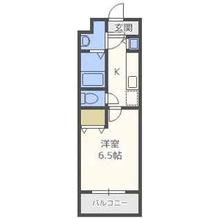 シャルマンフジもずイースト【4階】の間取り