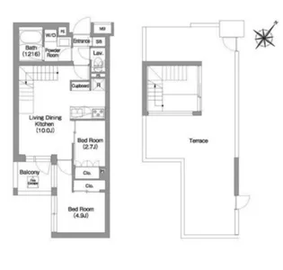 コンフォリアリヴ渋谷本町【5階】の間取り