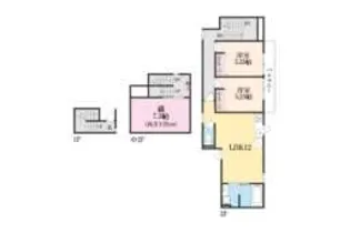 BelleLead御所東【2階】の間取り