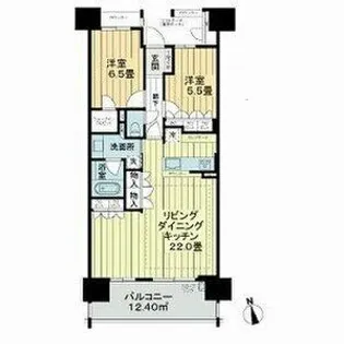 ライオンズ小牧グランライズ【8階】の間取り