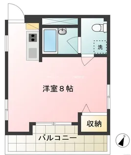 ポラリス目黒原町【4階】の間取り
