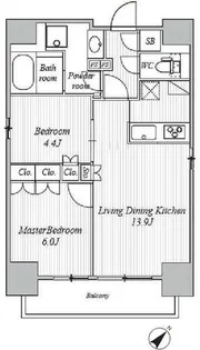 ザ・プレイス駒込【3階】の間取り