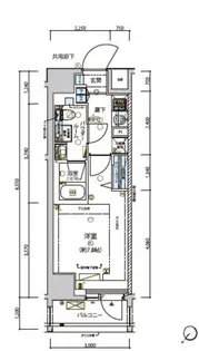 メインステージ王子神谷【9階】の間取り