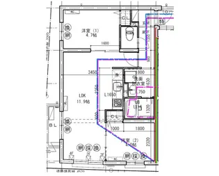エルファーロ大岡山II【2階】の間取り