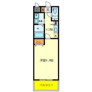 クラウンスリー【2階】の間取り
