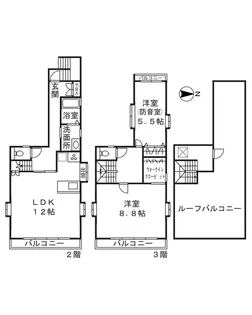 下作延貸家の間取り