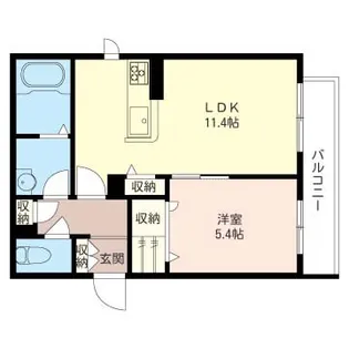 Verdier【1階】の間取り