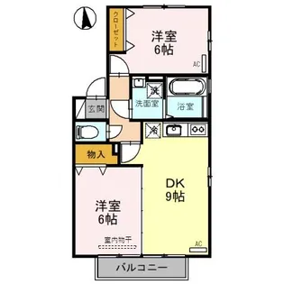 ビューテラス【2階】の間取り