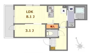 アットリラ八千代台西A【1階】の間取り