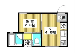 シャルルボヌール【1階】の間取り