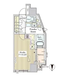 パークアクシス白金【9階】の間取り