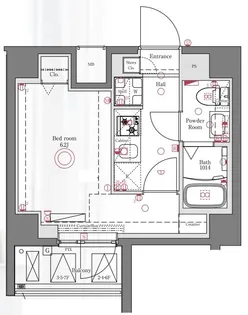 AZEST立石II【7階】の間取り