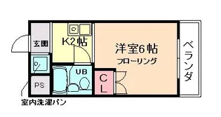 ロイヤルエスペラントオクノ【4階】の間取り
