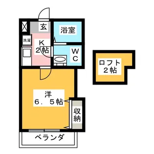 フローリア枡形【2階】の間取り
