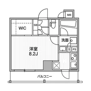 ALTERNA銀座(オルタナ銀座)【2階】の間取り