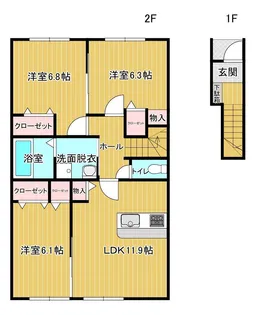 Dia MOOR III【2階】の間取り