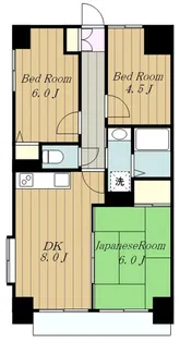 ラフィネ相武台II【2階】の間取り