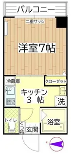 第3ハルタビル【8階】の間取り