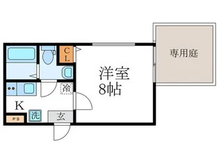 リヴェール京都三条【1階】の間取り