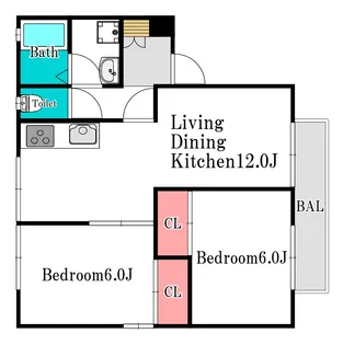 ファミールタマキ【1階】の間取り