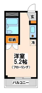 メゾンブランシュ【2階】の間取り