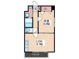 メゾンブランシェミヤガワ【3階】の間取り