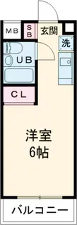 スカイコート都立大学第2【2階】の間取り