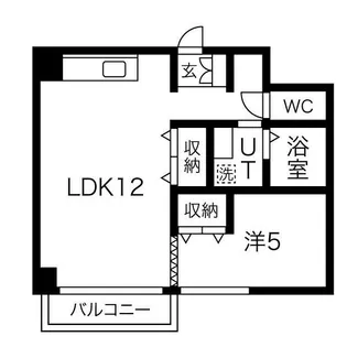 メゾンドール大町【2階】の間取り
