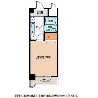 パンプキンハイツ【5階】の間取り