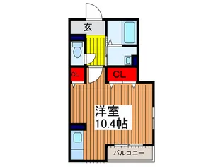 イーストパークURAWA1【1階】の間取り